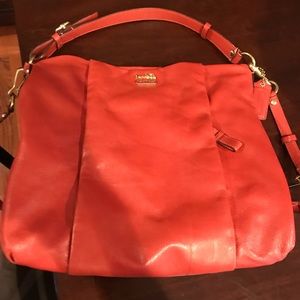 Orange Coach Purse